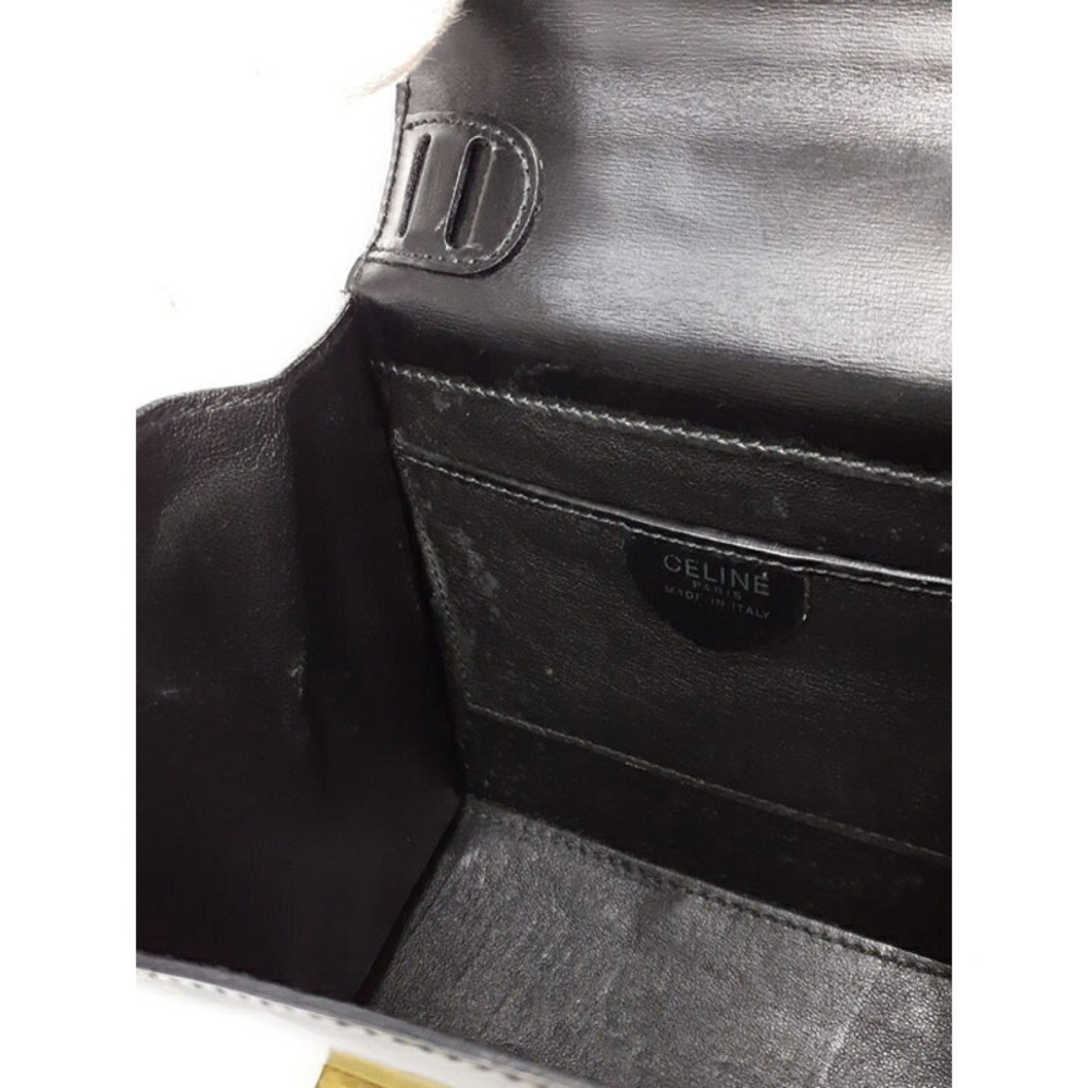 Celine Leather Handbag Bag Black - Picture 9 of 9